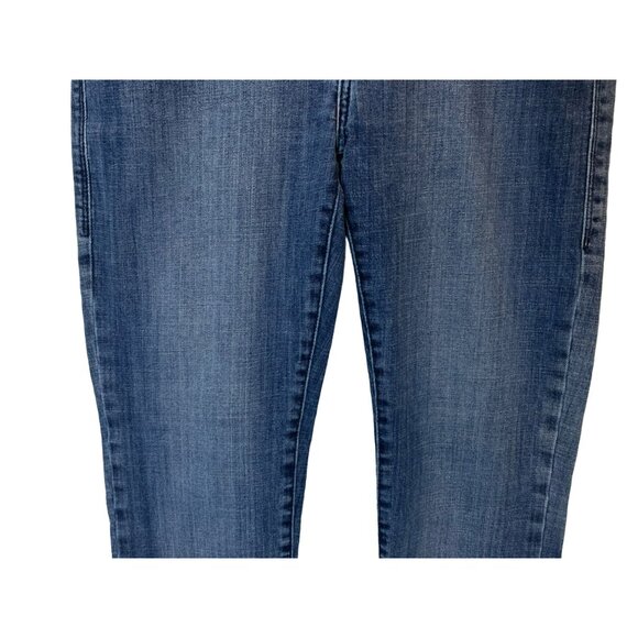 Rock & Republic Kasandra Blue Jeans Boot Cut 10M Frayed Embellished RN130273 - Picture 3 of 10